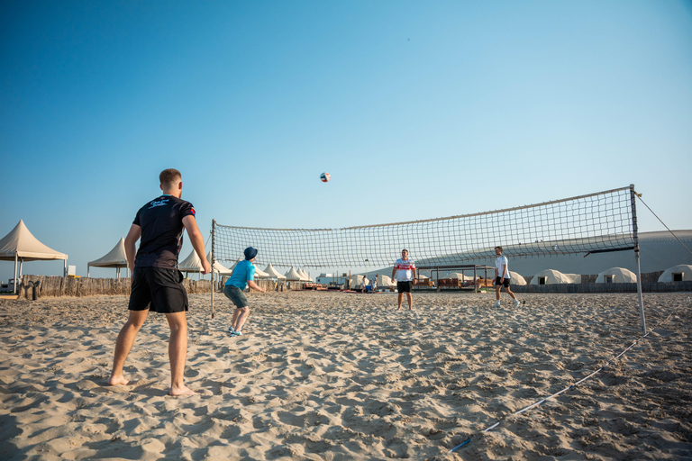 Doha: Full day Overnight & Day pass in Pvt Desert Beach Camp Doha: Full day Dune Bashing with a meal in Desert Beach Camp