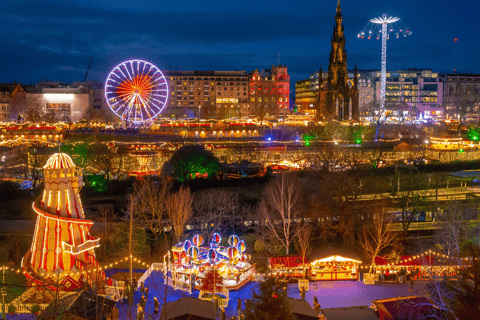 Édimbourg : visite des illuminations de Noël en bus rétro