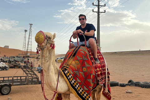 Riyadh:Red Sand Dunes camel ride&Quad&Sandboarding Adventure Private Tour with pick up and drop off from your location
