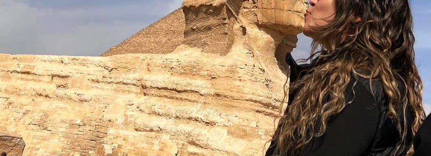 Le Caire : visite privative des pyramides de Gizeh et de Saqqarah avec déjeuner