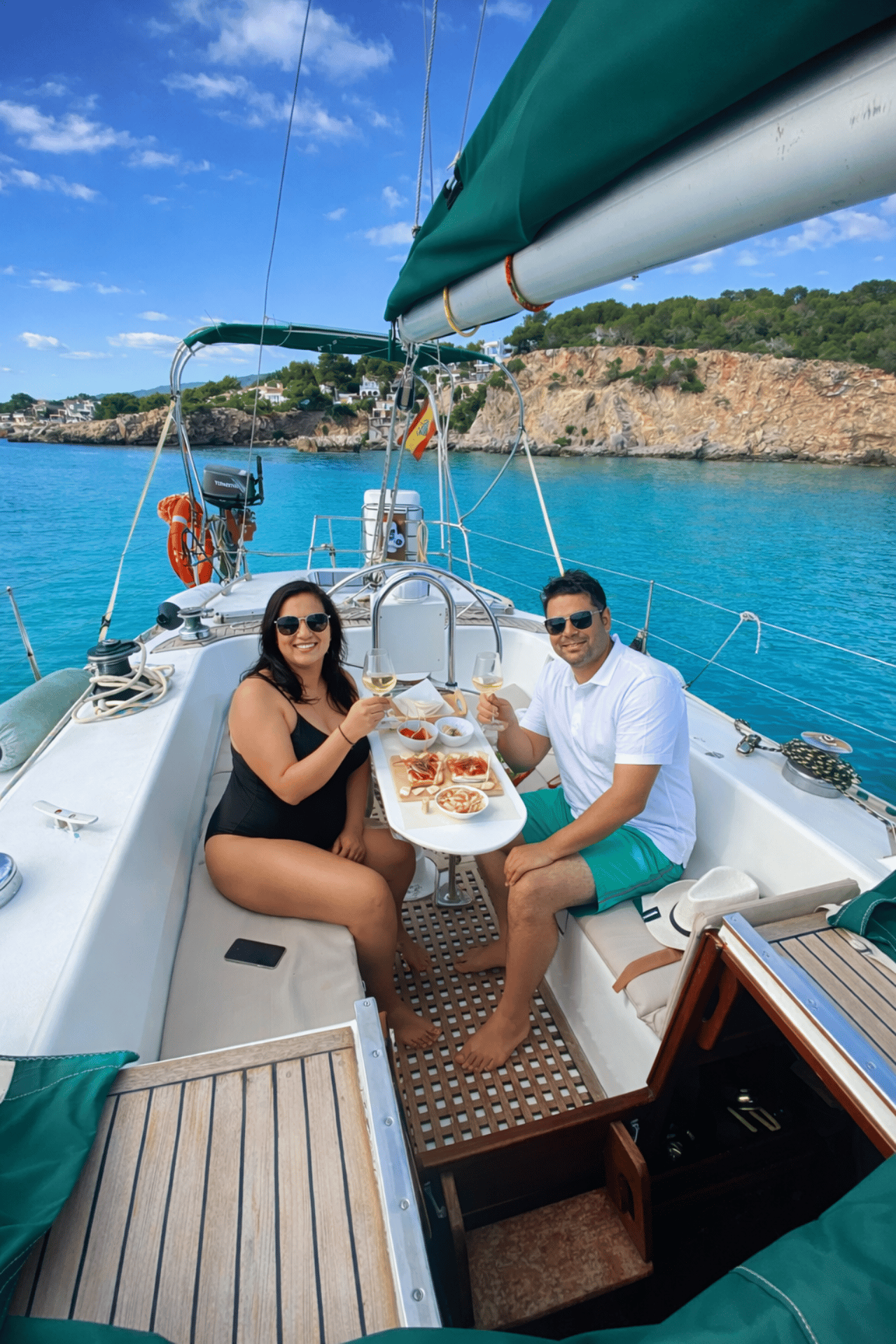 Private Tagestour mit dem Segelboot von IBIZA nach FORMENTERA