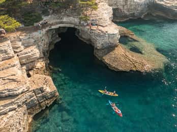Pula: Cave and Islands Kayak Tour, Snorkeling and Drinks