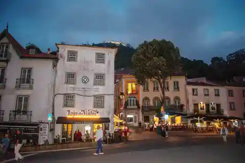 Sintra: Sightseeing kvällstur med dryck