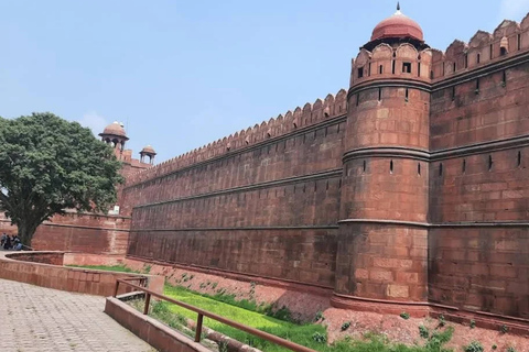Nueva Delhi: Fuerte Rojo, Jama Masjid y Chandni Chowk con almuerzoTour por el Fuerte Rojo, Jama Masjid y Chandni Chowk