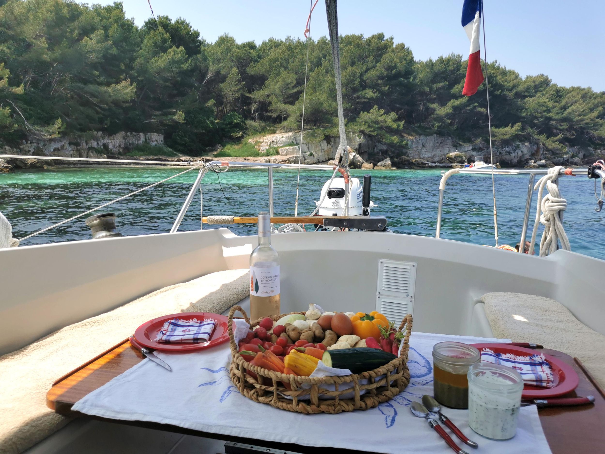 Privater Segeltörn & provenzalisches Picknick