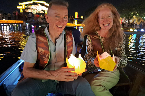 Hoi An Street Food, night market and lantern Boat Ride