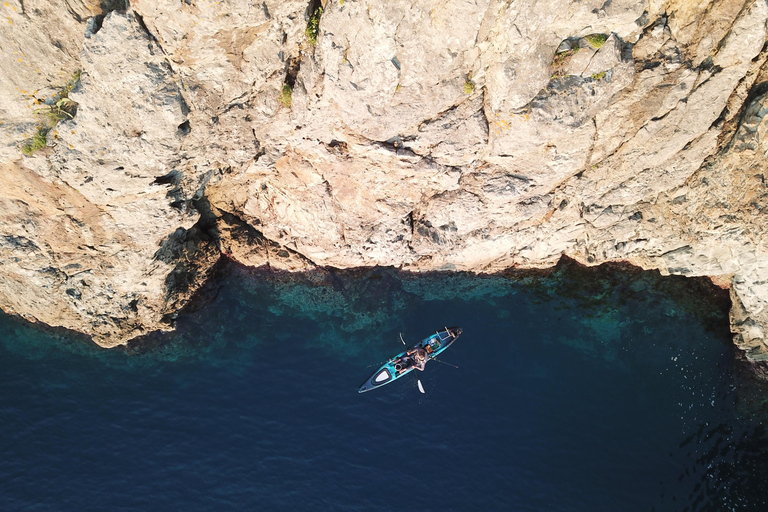 Ab Roses: Katamaranfahrt an der Costa Brava mit UnterwasserblickTour ab Roses