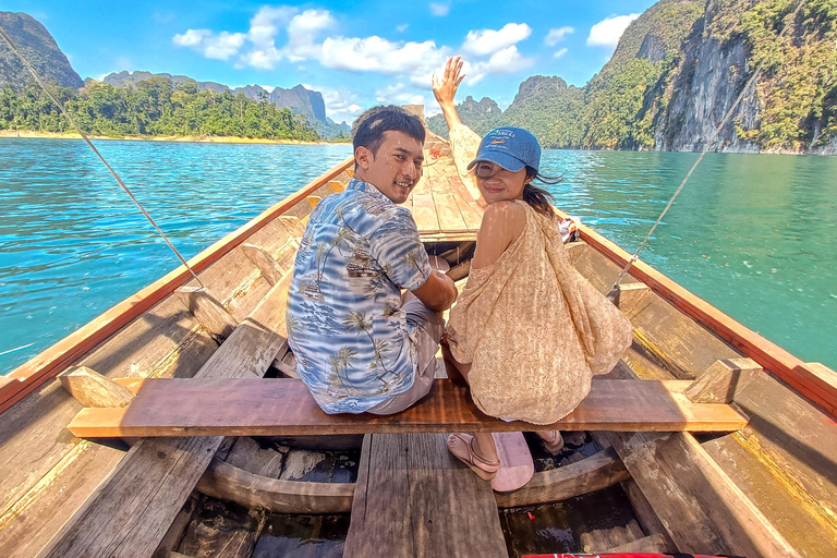 Cheow Larn Lake - Hiking - Cave Explore - Wildlife Safari Khao Sok National Park area - pick-up & drop-off