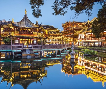 Shanghai : Entrée au jardin de Yu ou ville d'eau de Zhujiajiao，Visite groupée