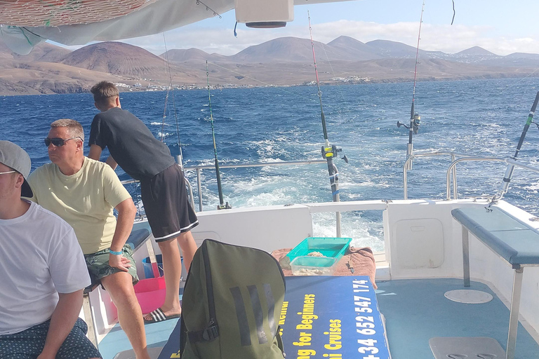 Minicruise- glass bottom boat Puerto Calero Bottom fishing & trolling with other fishermans onboard.