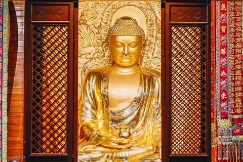 广州之夜：寺庙、月亮桥和珠江河上巡游法语/意大利语/日语/韩语/俄语/西班牙语指南