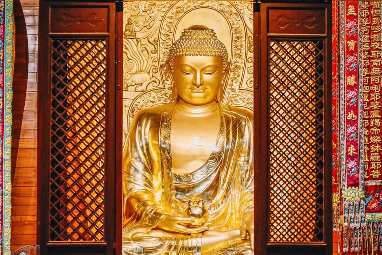 广州之夜：寺庙、月亮桥和珠江河上巡游法语/意大利语/日语/韩语/俄语/西班牙语指南