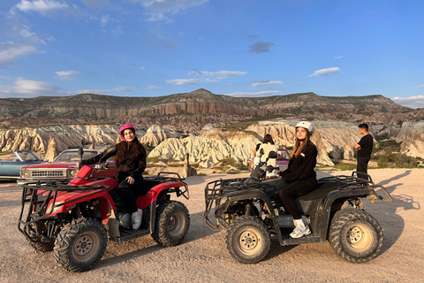 Capadocia: excursión en quad con puesta de sol en el Valle del AmorCapadocia: excursión de 1 hora en quad con traslado desde el hotel.