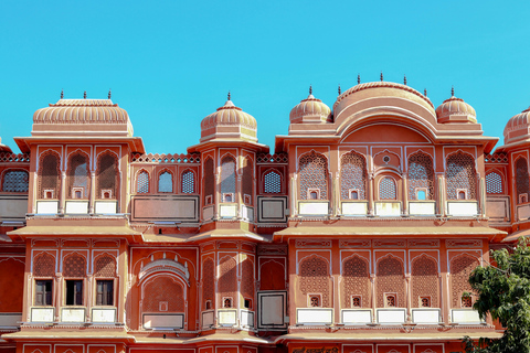 Von Delhi: Jaipur Rundreise mit dem Auto oder dem Superschnellzug.Jaipur Tagestour nur mit Guide