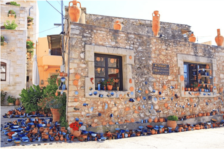 Melidoni Cave, Margarites pottery village, Arkadi Monastery