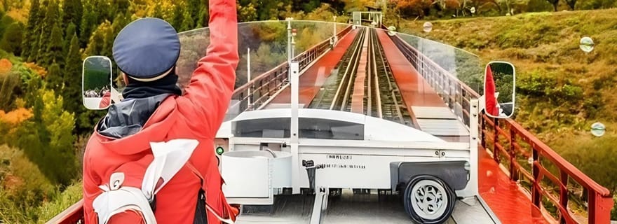 Fukuoka : gorges de Takachiho, sortie en bateau et train vintage