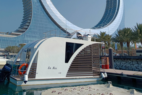 Doha: Sailing| Sea views| Private | 974 Cruises Houseboats Sail from Box Park Marina