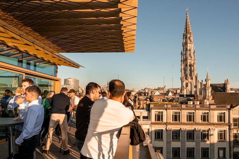 Brussels: Rooftop Ticket with Belgian Beer Tasting