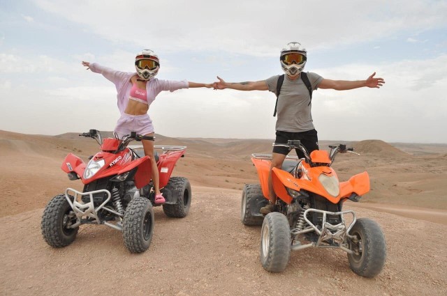 Visit Marrakech Quad Bike, Camel Ride, Sunset, Dinner with Show in Jemaa el-Fnaa