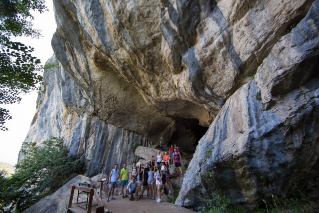 Visit Hiking day tour of Pellumbas cave & Erzeni Canyon Tirana in Tirana