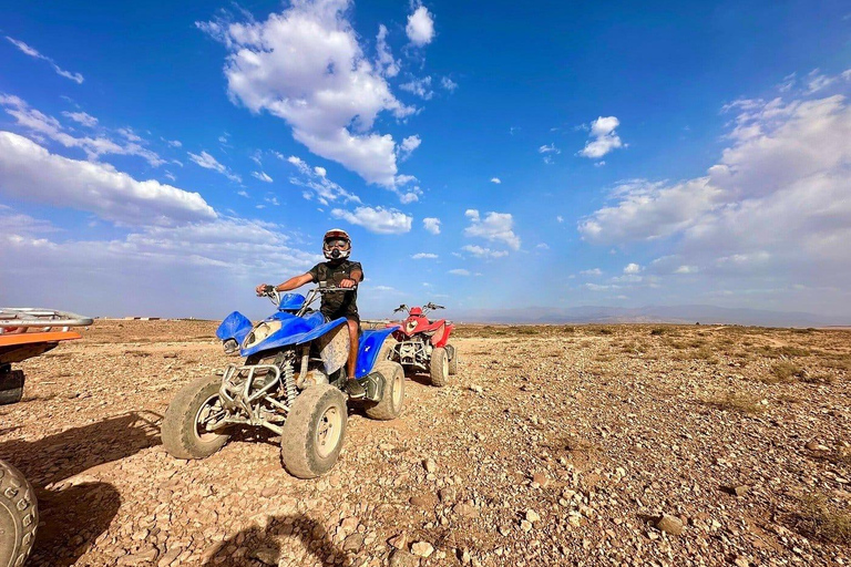 Marrakech: Overnight Desert Trip with Dinner, Camel, and ATV Marrakech: 1-night Desert Quad Bike Tour & Sunset Camel Ride