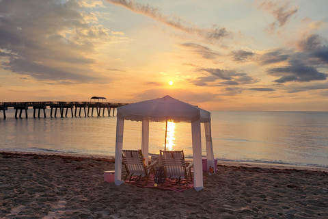 Ft Lauderdale: Privé strandcabana met voorzieningen