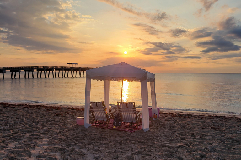 Ft Lauderdale: Private Beach Day Cabana mit Annehmlichkeiten