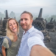 From Yogyakarta: Borobudur Sunrise or Sunset with Entry Fee