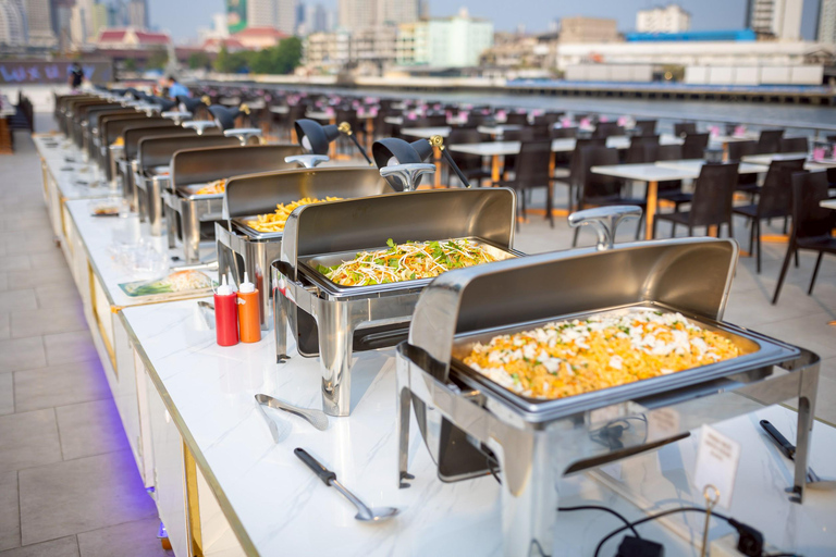 Luxury White Cruise &Premium View &Complimentary Beer & Win White Orchid Dinner on Chao Phraya with Complimentary Beer