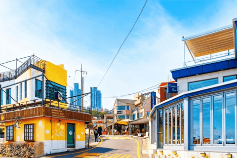 Depuis Busan : billet de train pour la Sky Capsule du parc de la Ligne BleueBusan : visite à pied de Haeundae avec billet pour la Sky Capsule