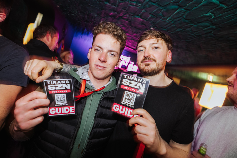 Tirana: Guided Pub Crawl with Free Shots & Photographer