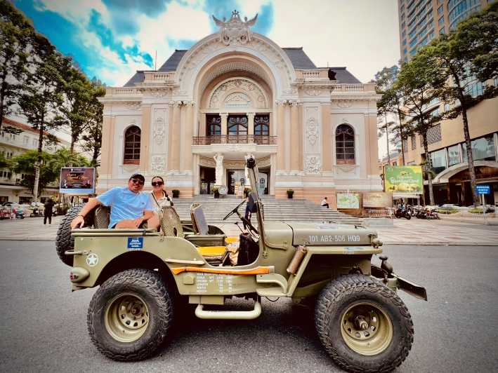 Ho Chi Minh-stad: begeleide privétour per open jeep