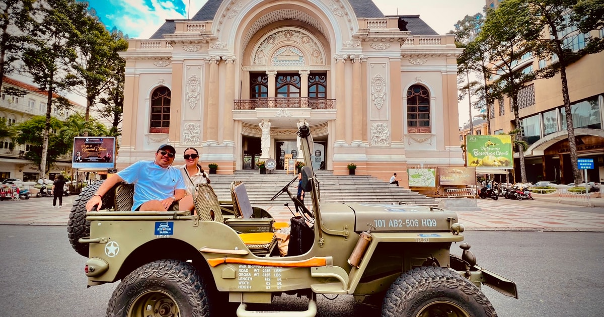 Ho Chi Minh City: Guided Private Tour by Open-Air Jeep
