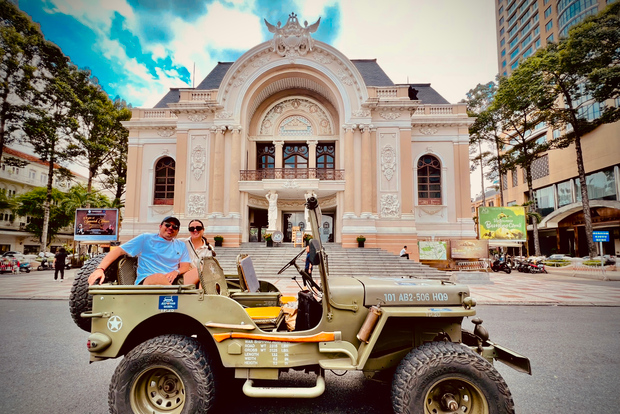 Ho Chi Minh-staden: Guidad privat tur med frilufts-jeep