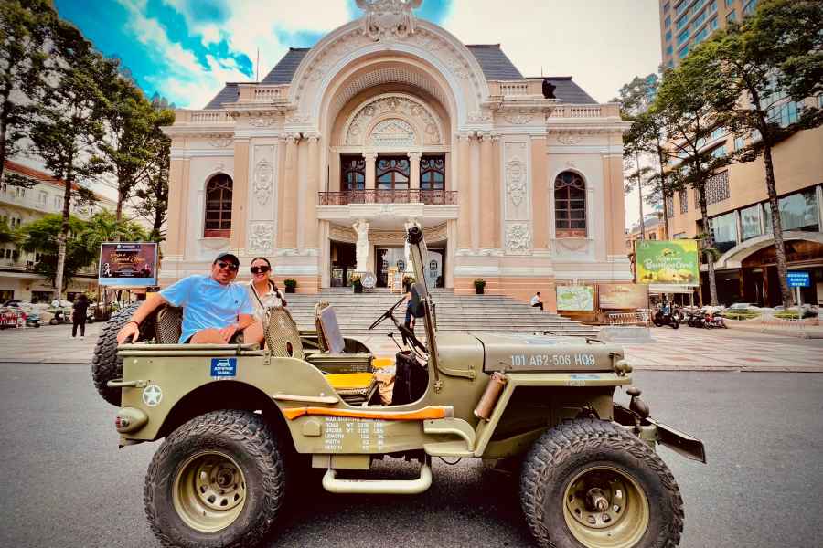 Ho Chi Minh Stadt: Geführte private Tour mit dem Open Air Jeep. Foto: GetYourGuide