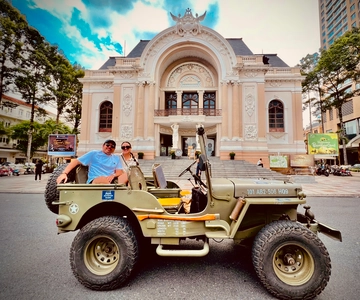 Ho Chi Minh City: Tour privato guidato in jeep a cielo aperto