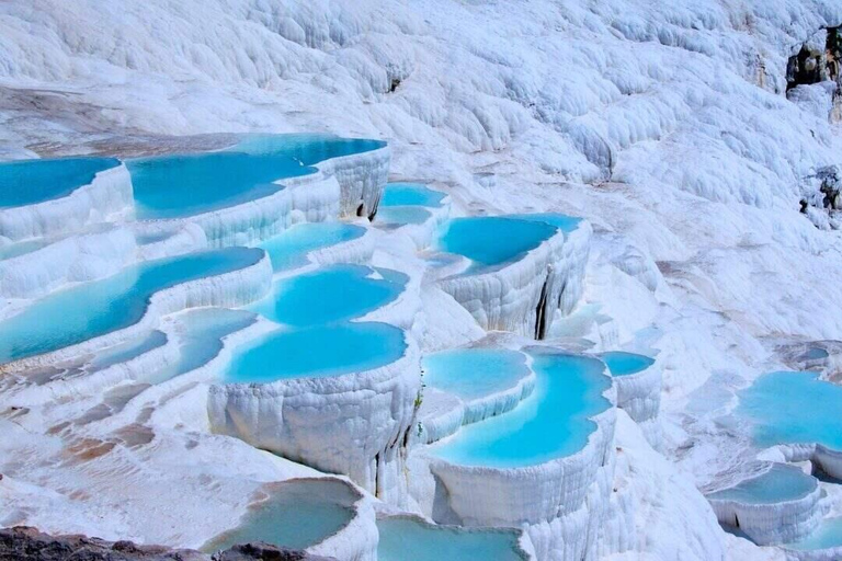 Bodrum: Pamukkale & Hierapolis Day Trip with Russian Guide Pamukkale & Hierapolis Day Trip with Entrance Fee