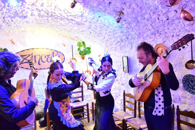 Grenade : Spectacle de flamenco ZINCALÉ dans les grottes de Sacromonte