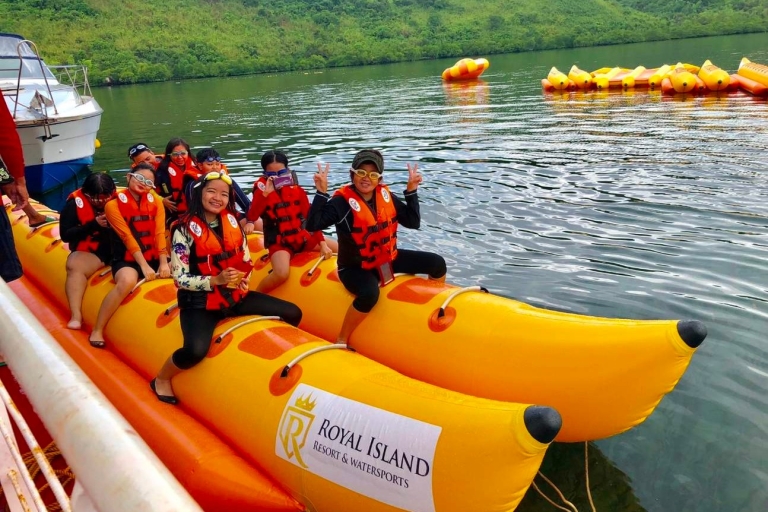 Banana Boat Ride & Clear Kayak Experience in Coron Palawan Hotel Pick up + Drop off