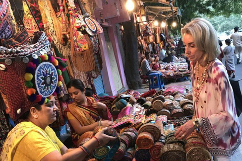 Jaipur Shopping Tour: Jewelry, Fabrics, Rugs & Block Prints Only Tour Guide