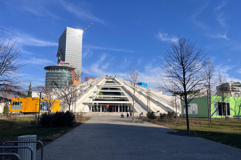 Tirana: Walking Tour with Air Albania Stadium VIP Sky Box