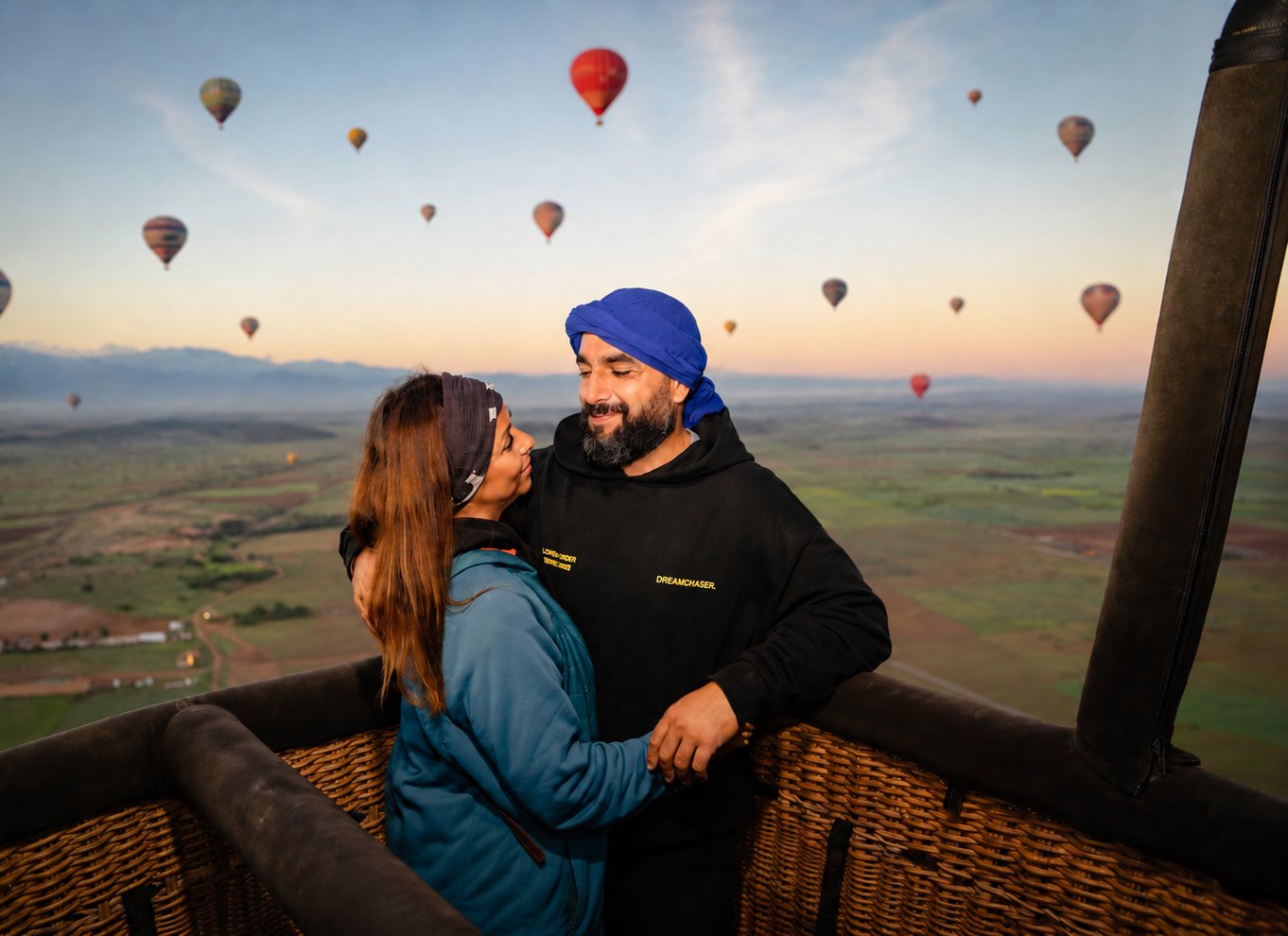 Marrakech: Ballonaktivitet, berber-morgenmad og certifikat