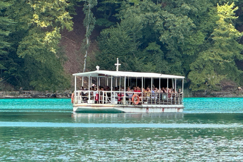 From Zadar: Plitvice Lakes Guided Tour with Boat & Train