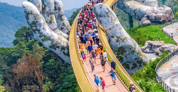From Hoi An/Da Nang: Marble Mountain & Ba Na Hills Day Tour