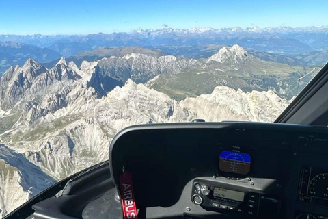 Your helicopter adventure over Munich and the Alps.