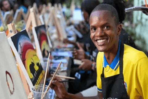 Mombasa: Pottery and Painting Activity at Studio Belabela