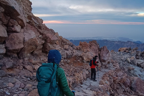 Hiking Summit of Teide by night for a sunrise and a Shadow Climbing Summit of Teide by night for a sunrise and a Shadow