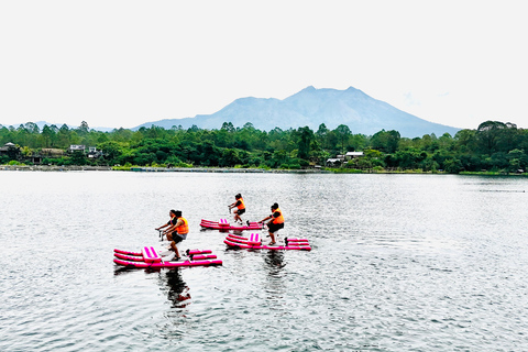 Bali/Mount Batur: Guided Lake Batur Water Bike Experience Guided Water Bike Experience with Meeting Point