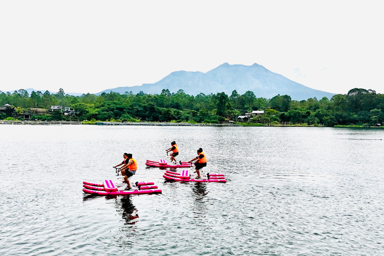 Bali/Mount Batur: Guided Lake Batur Water Bike Experience Guided Water Bike Experience with Meeting Point