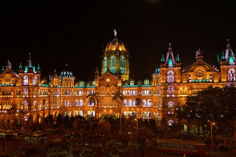 Stadsvandring i Mumbai på kvällen med utflykt med middagskryssning